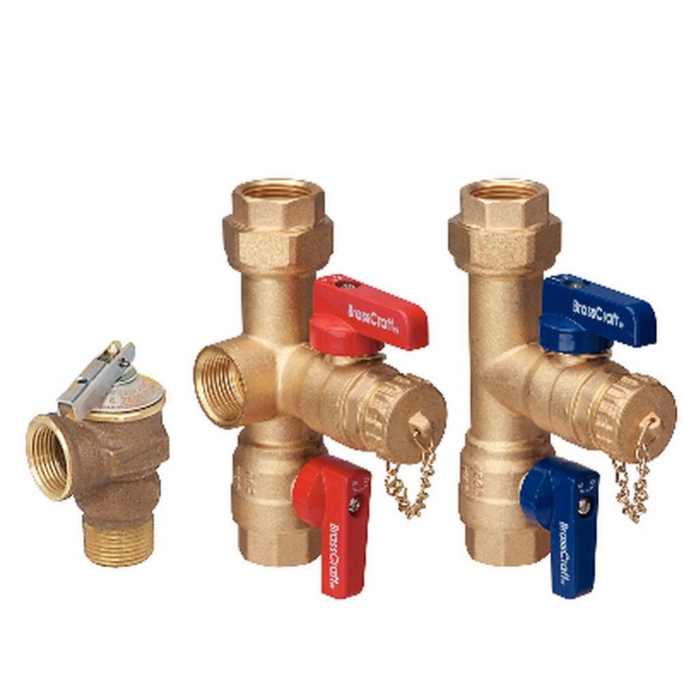 Tnklss Service Valve Kit 3/4'' Ips W/ Pr Valve