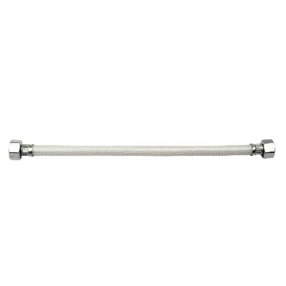 VINYL FAUCET CONN. - 1/2'' COMP X 1/2'' FIP W/ METAL NUT X 12''