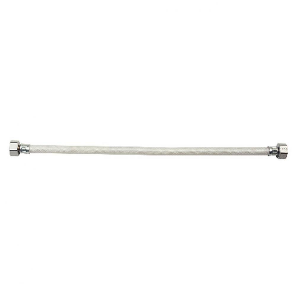 VINYL FAUCET CONN. - 1/2'' FIP  X 1/2'' FIP  W/ METAL NUT X 16''