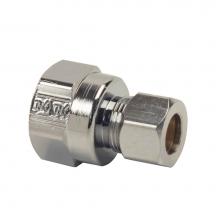Brasscraft 12X C - Brass Fitting - Comp X Fip Union 3/8'' Od Tube X 1/2'' Fip, Chrome