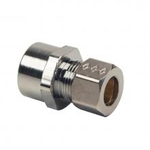 Brasscraft 14X C - Brass Fitting - Comp X Sweat Union 3/8'' Od Tube X 1/2'' Nom Sweat, Chrome