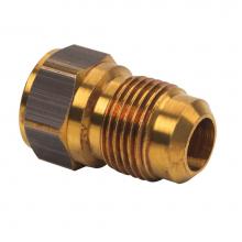 Brasscraft 46-8-6 - Flare Female Reducing Adaptor, 1/2'' Od Tube X 3/8'' Fip