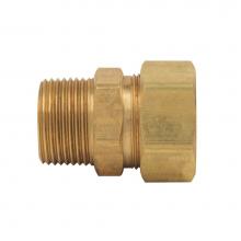 Brasscraft 68-14-12X - Compression Male Reducing Adaptor, 7/8'' Od Tube X 3/4'' Mip