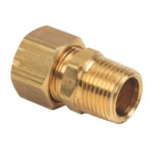 Brasscraft 68-8-6X - Compression Male Reducing Adaptor, 1/2'' Od Tube X 3/8'' Mip