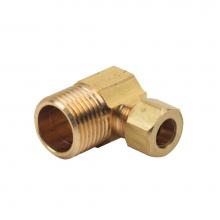Brasscraft 69-6-8X - Brass Fitting - Comp X Mip Elbow 3/8'' Od Tube X 1/2'' Mip