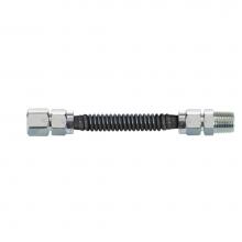 Brasscraft BCSSD54-12 - Blk Gas Conn 1/2'' Od X 1/2'' Fip X 1/2'' Mip X 12''