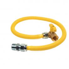 Brasscraft CSSC1P-36 - Css Gas Conn 5/8'' Od X 3/4'' Mip X 3/4'' Fip Angle Ball Valve X 36&