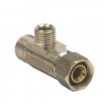 Brasscraft CT2-664X P - Brass Fitting - Comp Fem Tee Adaptors (Fip On Branch) 3/8'' Od X 3/8'' Od X 1/