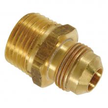 Brasscraft FRC11-6 - Fine Thread Flare Male Adaptor, 3/8'' Od Tube (9/16-24 Thread) X 3/8'' Mip (Ta