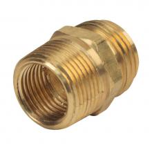 Brasscraft HU22-12-12TP - Male Hose Adaptor (Mip End), 3/4'' Male Hose Thread X 3/4'' Mip (Tapped 1/2&ap