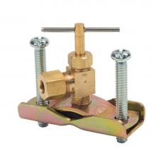 Brasscraft PNEV-NCVX - Self-Piercing Needle Valve - 1/4'' Od Comp X 1/8'' Mip W/Clamp