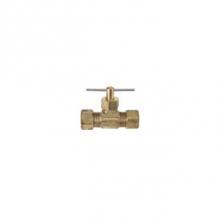 Brasscraft NV105-6X - Compression X Compression Needle Valve - 3/8'' Od Comp X 3/8'' Od Comp