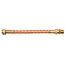 Brasscraft WB20-12N - Copper Wtr Htr Conn. - 3/4'' Fip/Mip X 3/4'' Fip X 12''