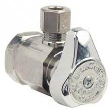 Brasscraft G2R15X C - 1/4 Turn Supply Stop - Straight - 3/8'' Fip X 3/8'' Od Comp