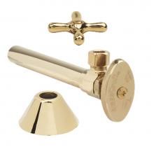 Brasscraft XCS40BX BRL - SPF MULTI-TURN W/ 5'' SWT EXT.- ANG - 1/2'' NOM SWEAT X 3/8'' OD COM