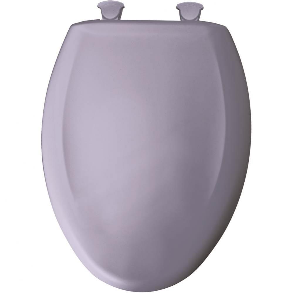 Elongated Plastic Toilet Seat in Skylight with STA-TITE Seat Fastening System, Easy-Clean & Ch
