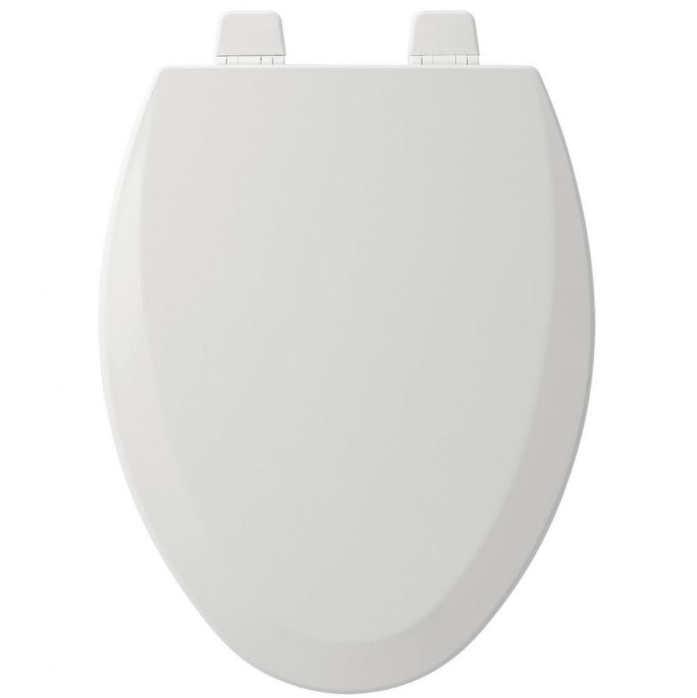 Bemis Elongated Enameled Wood Toilet Seat in White with Top-Tite® STA-TITE® Seat Fasteni