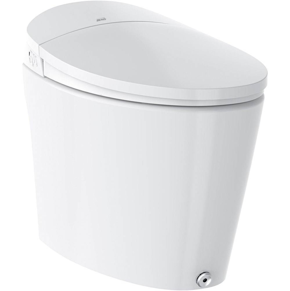 S5000E Bemis Sanctuary 5000 Elongated Plastic/Ceramic Bidet Toilet in White