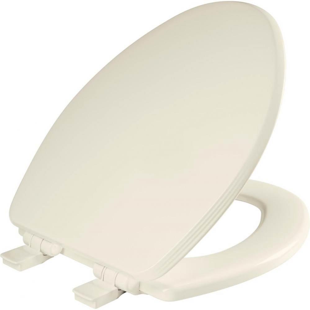 Bemis Ashland™ Elongated Enameled Wood Toilet Seat in Biscuit with STA-TITE® Seat Fastening