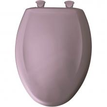Bemis 1200SLOWT 019 - Elongated Plastic Toilet Seat in Lilac with STA-TITE Seat Fastening System, Easy-Clean & Chang