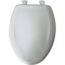 Bemis 1200SLOWT 174 - Elongated Plastic Toilet Seat in Blue Mist with STA-TITE Seat Fastening System, Easy-Clean & C