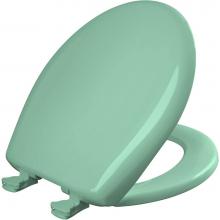 Bemis 200SLOWT 165 - Round Plastic Toilet Seat with WhisperClose with EasyClean & Change Hinge and STA-TITE in Ming