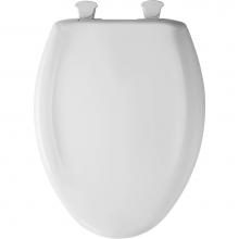 Bemis 1200SLOWT 160 - Elongated Plastic Toilet Seat with WhisperClose with EasyClean & Change Hinge and STA-TITE in