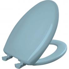 Bemis 1200SLOWT 024 - Elongated Plastic Toilet Seat with WhisperClose with EasyClean & Change Hinge and STA-TITE in
