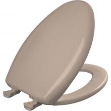Bemis 1200SLOWT 068 - Elongated Plastic Toilet Seat with WhisperClose with EasyClean & Change Hinge and STA-TITE in