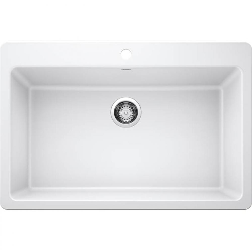 Corence Super Single Dual Mount - White