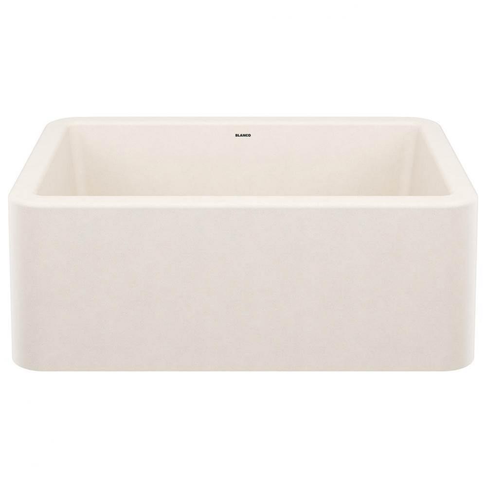 Ikon SILGRANIT 27'' Single Bowl Apron-Front Farmhouse Sink - Soft White