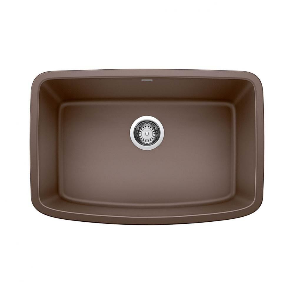 Valea SILGRANIT 27'' Single Bowl Undermount Kitchen Sink - Cafe