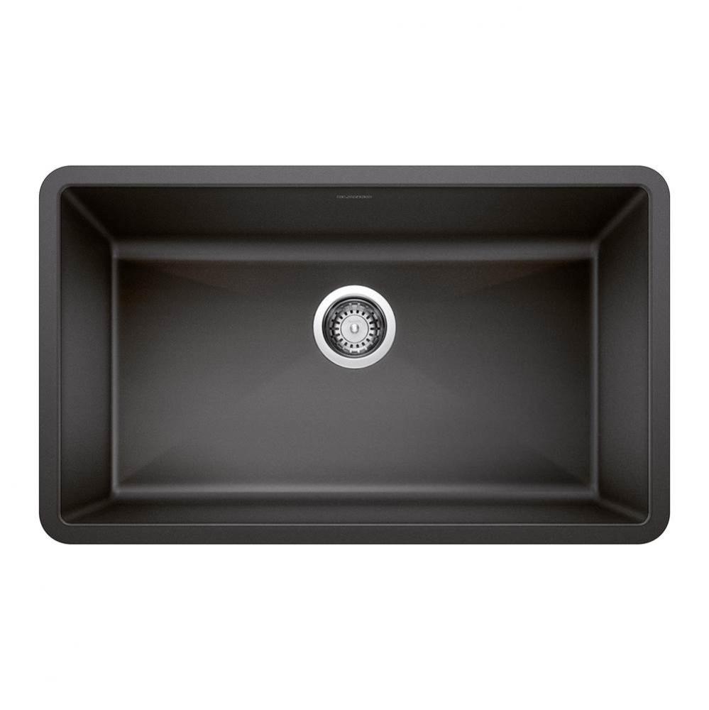 Precis SILGRANIT 32'' Super Single Undermount Kitchen Sink - Anthracite