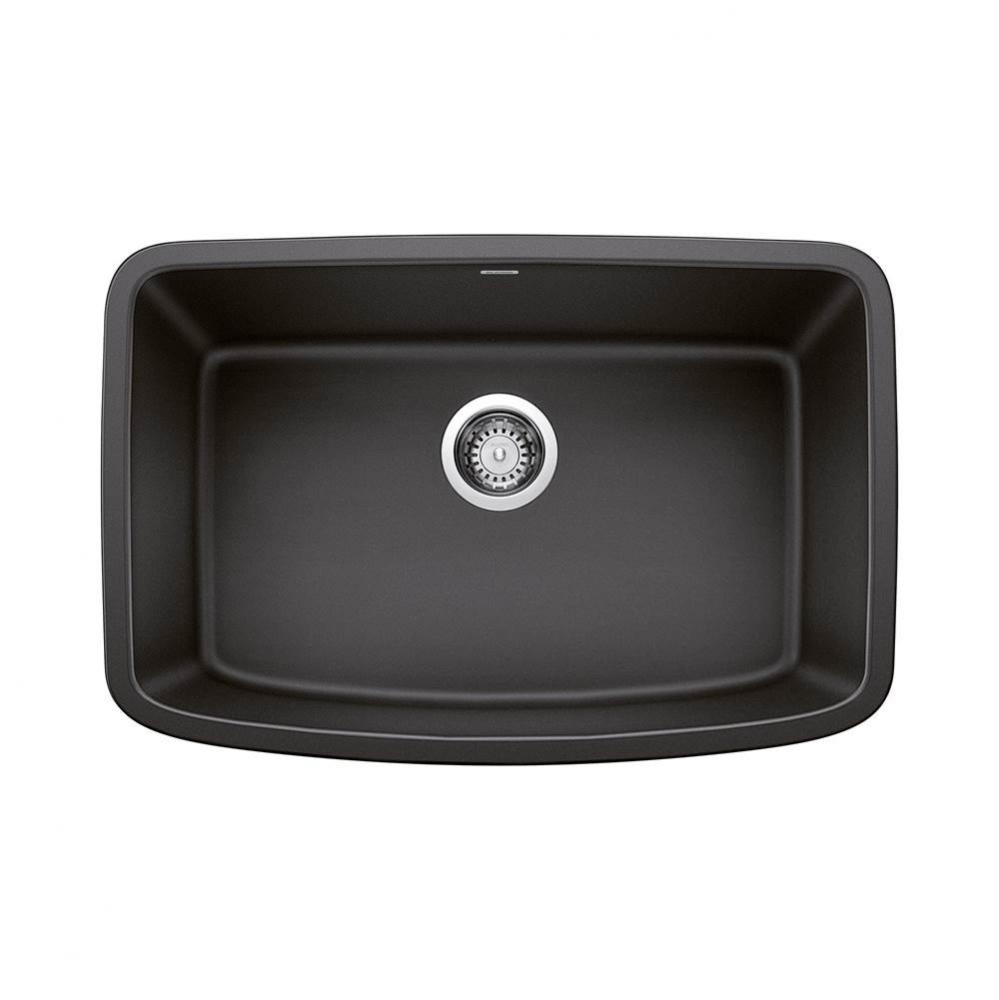 Valea SILGRANIT 27'' Single Bowl Undermount Kitchen Sink - Anthracite
