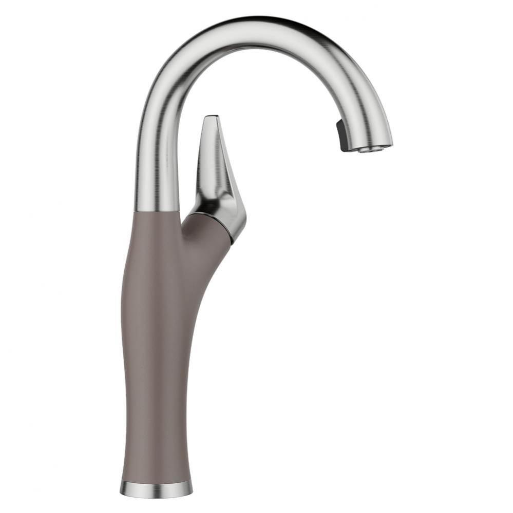 Artona Pull-Down Dual-Spray Bar Faucet - PVD Steel/Volcano Gray
