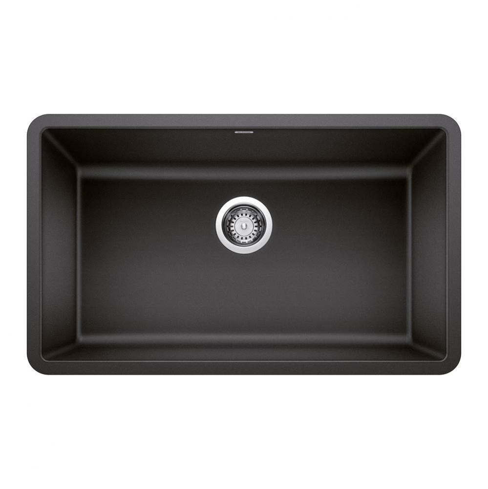 Precis SILGRANIT 30'' Single Bowl Undermount Kitchen Sink - Anthracite