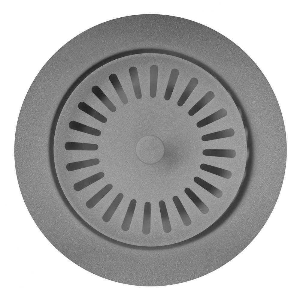 Color-Coordinated Metal Basket Strainer - Metallic Gray