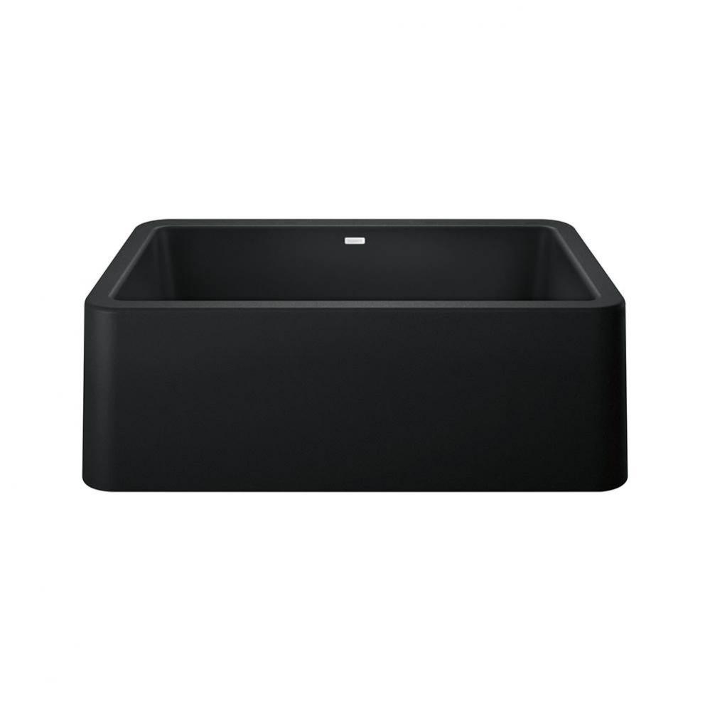 Ikon SILGRANIT 30'' Single Bowl Apron-Front Farmhouse Sink - Coal Black