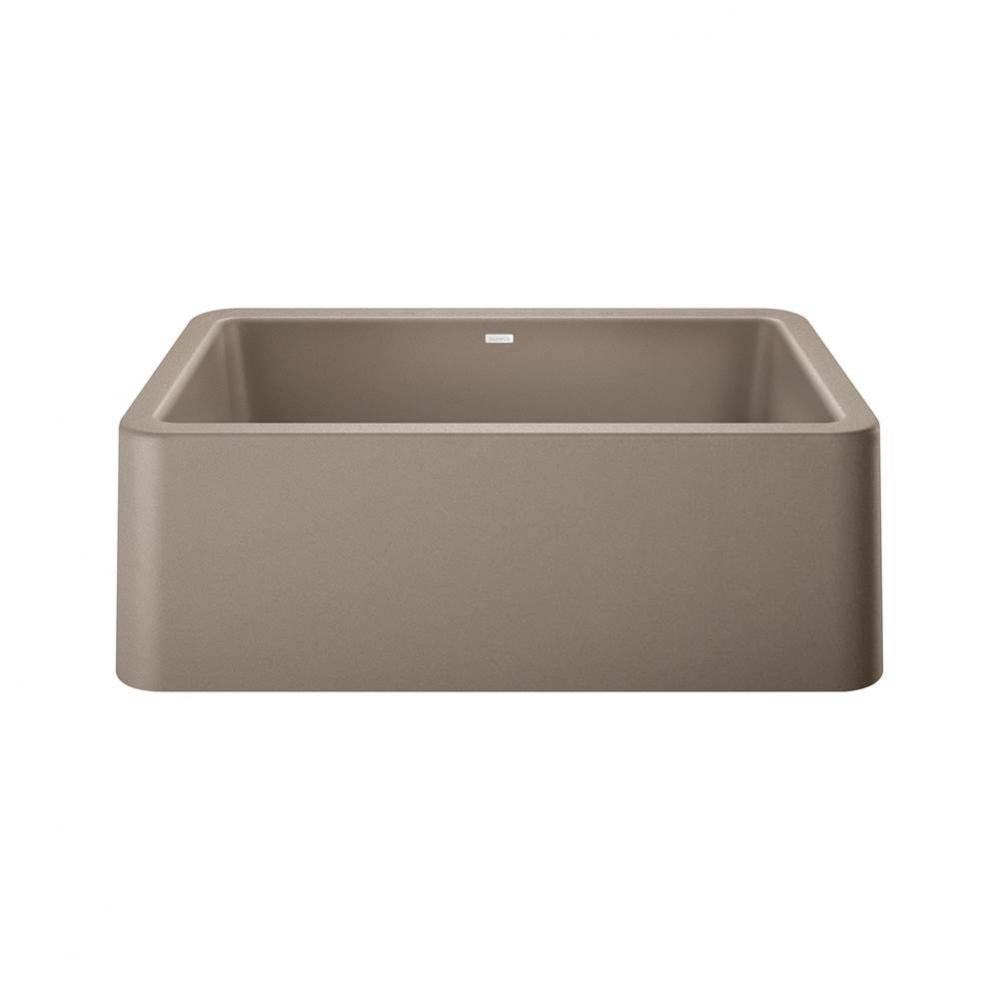 Ikon SILGRANIT 30'' Single Bowl Apron-Front Farmhouse Sink - Truffle