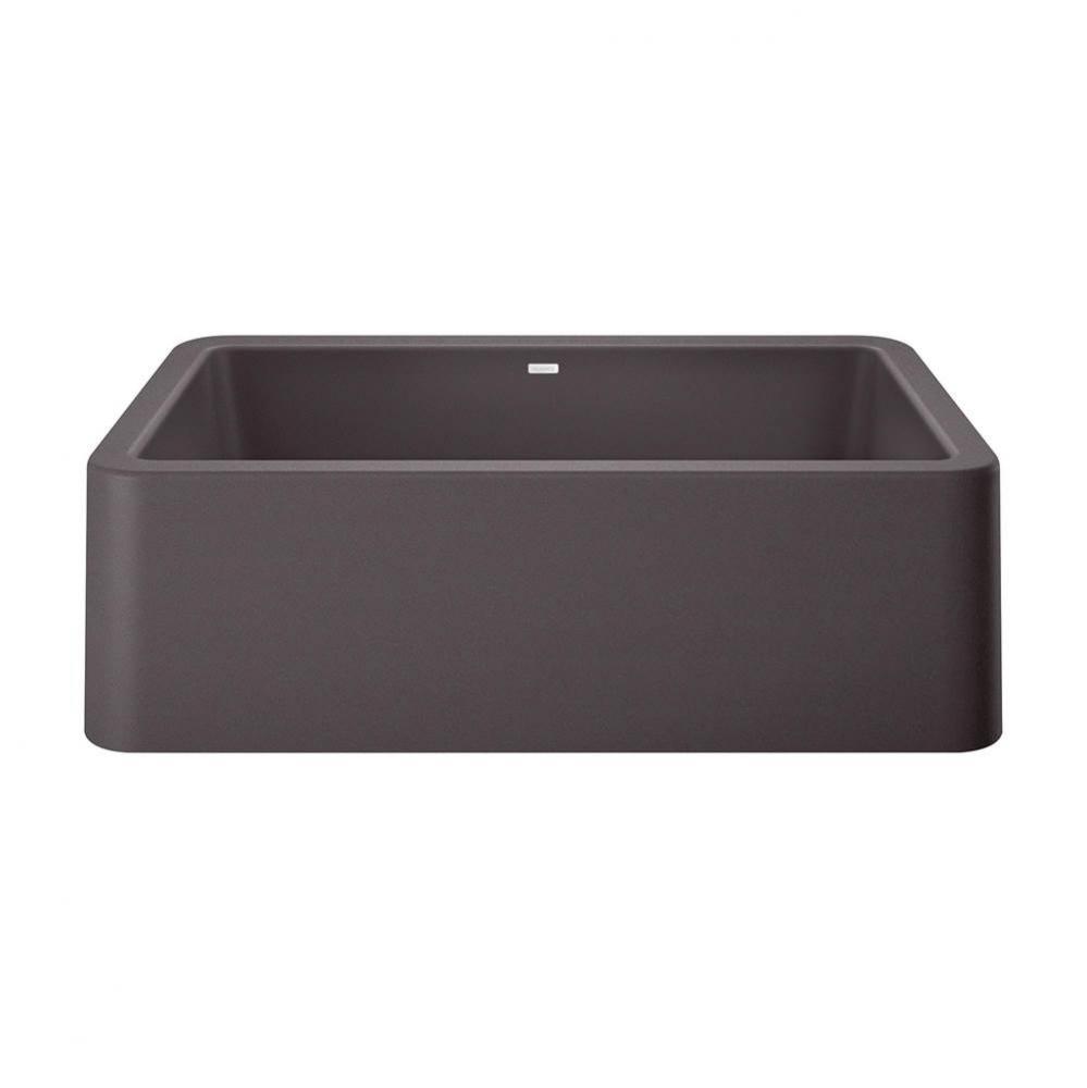 Ikon SILGRANIT 33'' Single Bowl Apron-Front Farmhouse Sink - Cinder