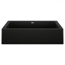 Blanco 526545 - Vintera SILGRANIT 30'' Single Bowl Apron-Front Farmhouse Sink - Coal Black