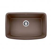 Blanco 442555 - Valea SILGRANIT 27'' Single Bowl Undermount Kitchen Sink - Cafe