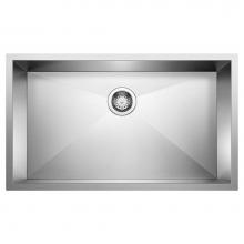 Blanco 515820 - Precision R0 32'' Super Single Bowl Undermount Stainless Steel Kitchen Sink