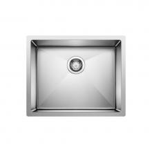 Blanco 516223 - Precision R10 22'' Single Bowl Undermount Stainless Steel Kitchen Sink