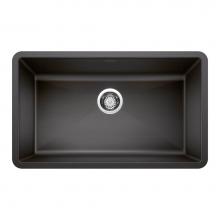 Blanco 440149 - Precis SILGRANIT 32'' Super Single Undermount Kitchen Sink - Anthracite