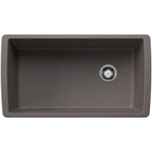 Blanco 443108 - Diamond SILGRANIT 33'' Super Single Undermount Kitchen Sink - Volcano Gray