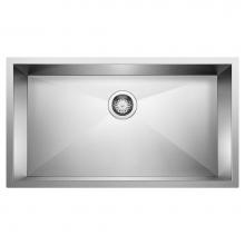 Blanco 512747 - Precision R0 32'' Super Single Bowl Undermount Stainless Steel Kitchen Sink