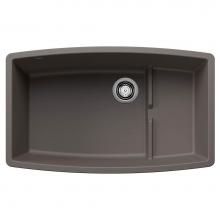Blanco 443122 - Performa Cascade SILGRANIT 32'' Single Bowl Undermount Kitchen Sink with Colander - Volc