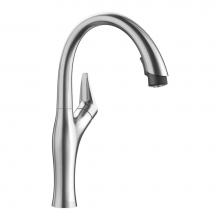 Blanco 442037 - Artona Pull-Down Dual-Spray Kitchen Faucet - PVD Steel