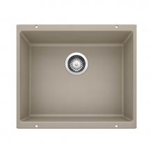 Blanco 517677 - Precis SILGRANIT 21'' Single Bowl Undermount Kitchen Sink - Truffle